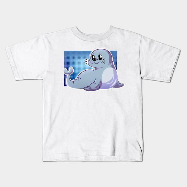 seal. Kids T-Shirt by scribblekisses